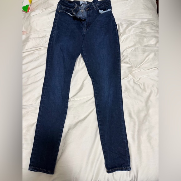 Frame Denim Dark Blue Women's Skinny Jeans Le One Skinny 2 29-34 - Picture 1 of 3